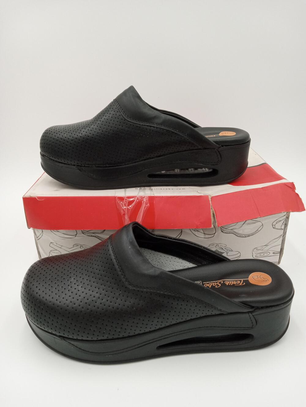 Terlik Sabo Clog Shoes Mens Black Slip On Orthopedic Indoor Outdoor Size 10
